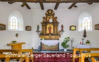 Innenraum der Kapelle in Erflinghausen im Sauerland